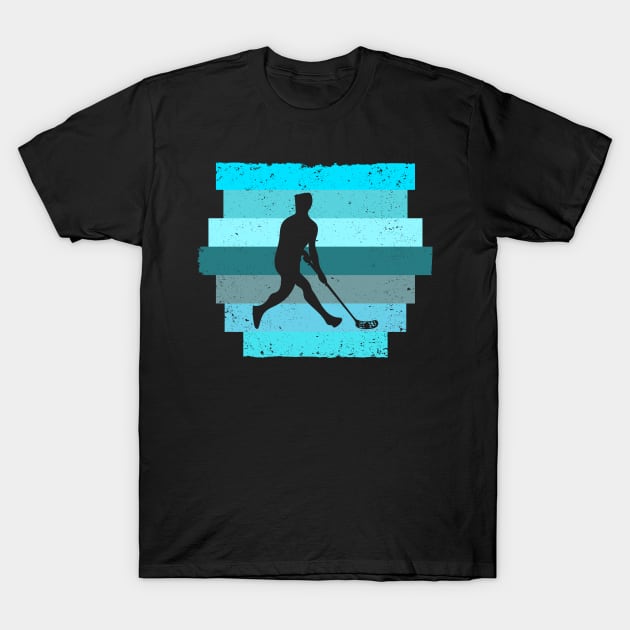 floorball player T-Shirt by Johnny_Sk3tch